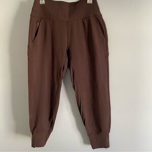 Athleta High Rise Venice Jogger M/P Brown Activewear Petites